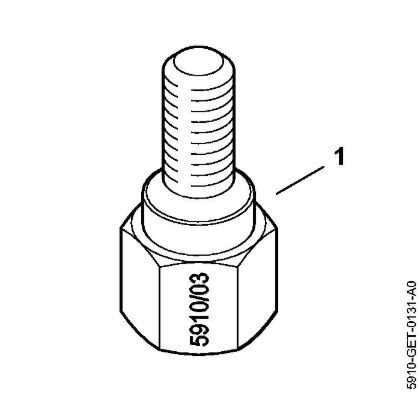 Motosierras de gasolina (MS) MS 881 Tornillo con collar de la marca Stihl