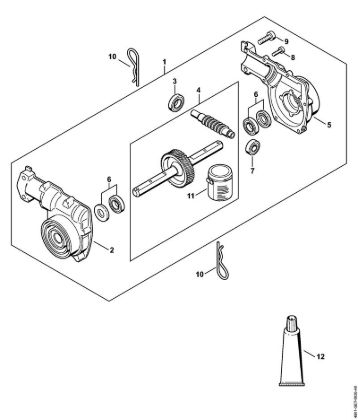 Multimotor (MM) MM 55 Caja reductora (16.2013) de la marca Stihl