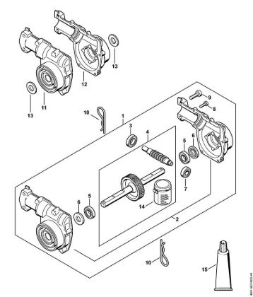 Multimotor (MM) MM 55 Caja reductora (16.2013) de la marca Stihl