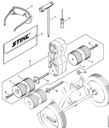 Multimotor (MM) MM 56 Herramientas, Accesorios extra de la marca Stihl