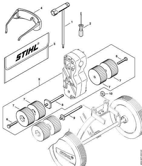 Multimotor (MM) MM 56 Herramientas, Accesorios extra de la marca Stihl