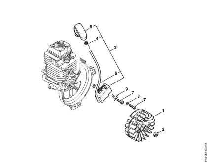 Podadoras en altura (HT) HT 100 Sistema de encendido de la marca Stihl