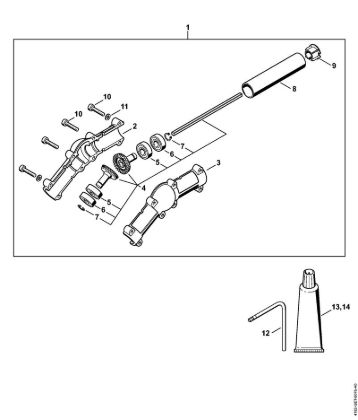Podadoras en altura (HT) HT 102 Caja reductora angular de la marca Stihl