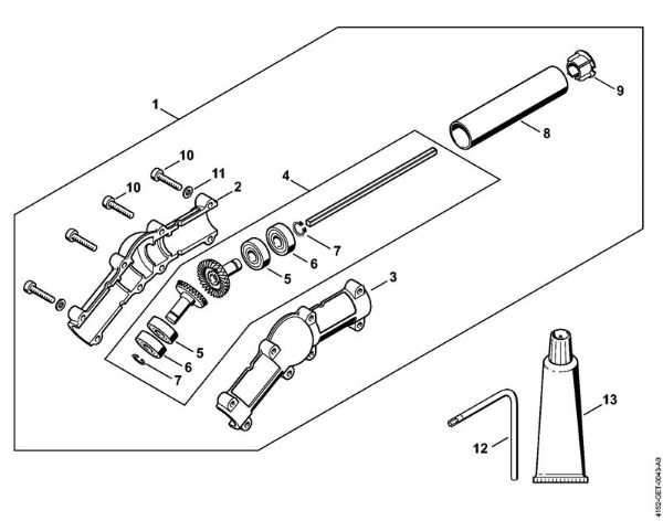 Podadoras en altura (HT) HT 130 Caja reductora angular de la marca Stihl