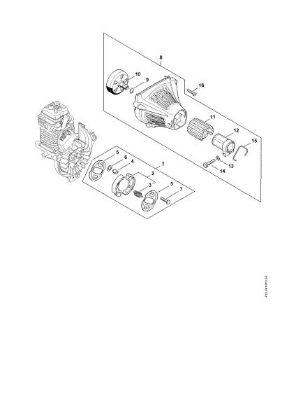 Imagen de Embrague, Carcasa del ventilador HT 133