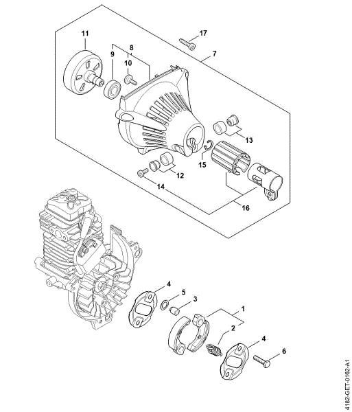 Imagen de Embrague, Carcasa del ventilador HT 135