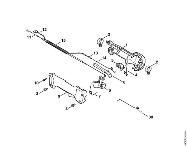 Podadoras en altura (HT) HT 70 Empuóadura (24.2002) de la marca Stihl