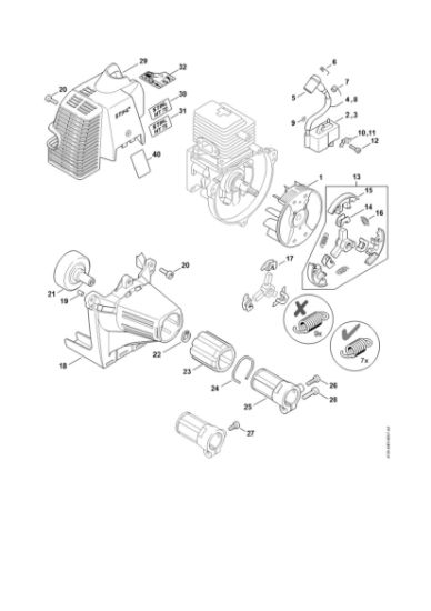 Imagen de Sistema de encendido, Embrague HT 70