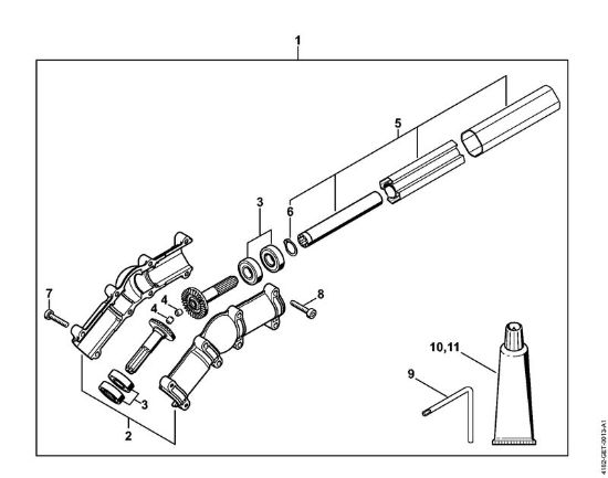 Podadoras en altura (HT) HT 75 Caja reductora angular de la marca Stihl