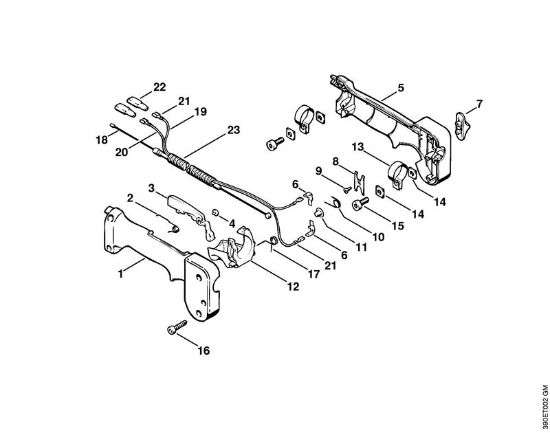 Podadoras en altura (HT) HT 75 Empuóadura   X 36 974 526 de la marca Stihl