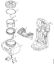 Atomizadores (SR) SR 200 Soporte, Recipiente de la marca Stihl