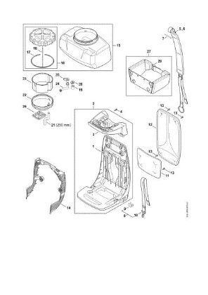 Imagen de Placa del espaldar, Recipiente SR 430
