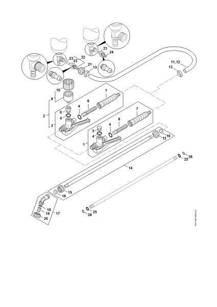 Imagen de Pistola, Tubo para pulverizar SG 20