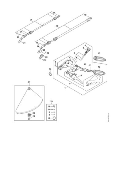 Imagen de Pistola, Tubo para pulverizar SG 31