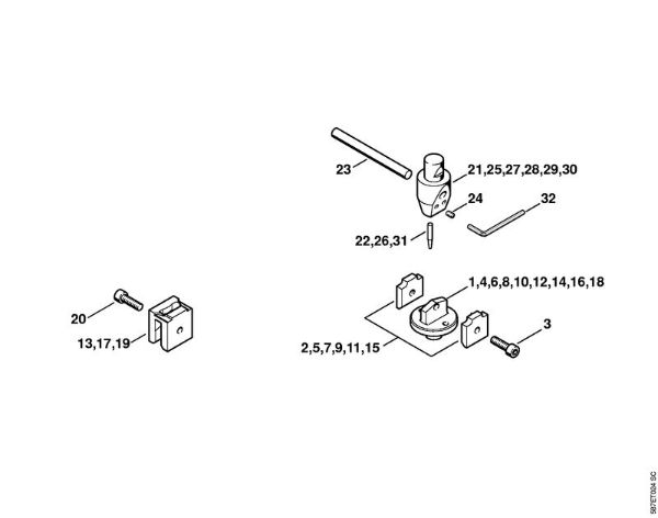 NG 3 NG 3 Matriz, Cabeza de expresión de la marca Stihl