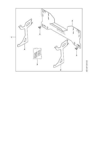 Imagen de Piezas de recambio Soporte de paredÂ 