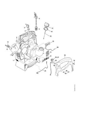 Imagen de Carcasa del ventilador interior SH 55 (45.2001) SH 55 C Z KAT