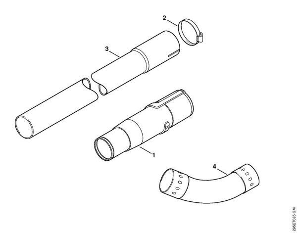 Picadoras de aspiración (SH) SH 85 Limpiador de canalones de la marca Stihl