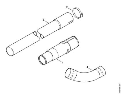 Picadoras de aspiración (SH) SH 85-DZ Limpiador de canalones de la marca Stihl