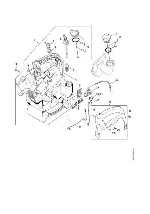 Imagen de Carcasa del ventilador interior (04.2001), (45.2001), (18.2002) BG 45