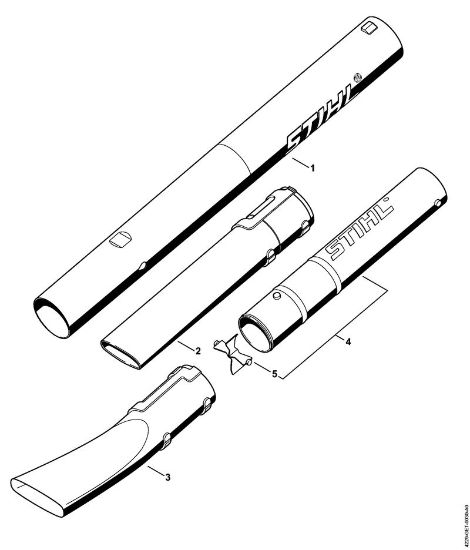 Sopladores (BG, BR) BG 50 Tubo soplador de la marca Stihl