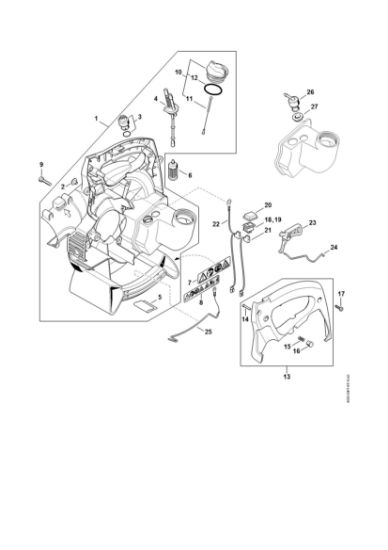 Imagen de Carcasa del ventilador interior BG 55 C Z KAT