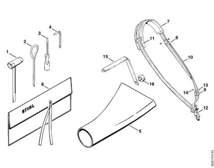 Sopladores (BG, BR) BG 60 Herramientas, Accesorios extra de la marca Stihl