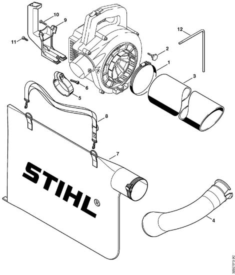Sopladores (BG, BR) BG 75 Dispositivo de aspiración de la marca Stihl