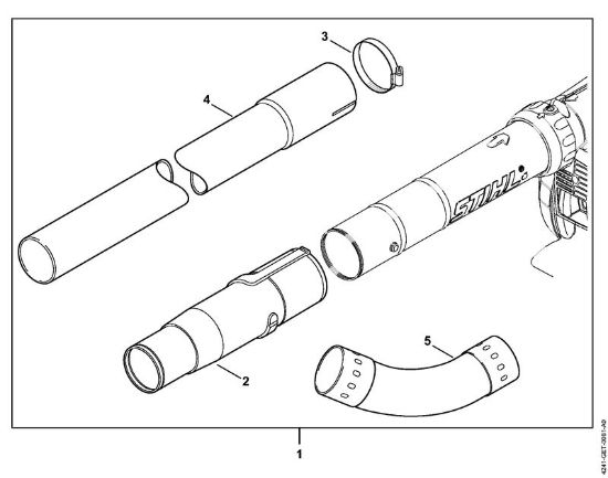 Sopladores (BG, BR) BG 86 Limpiador de canalones de la marca Stihl