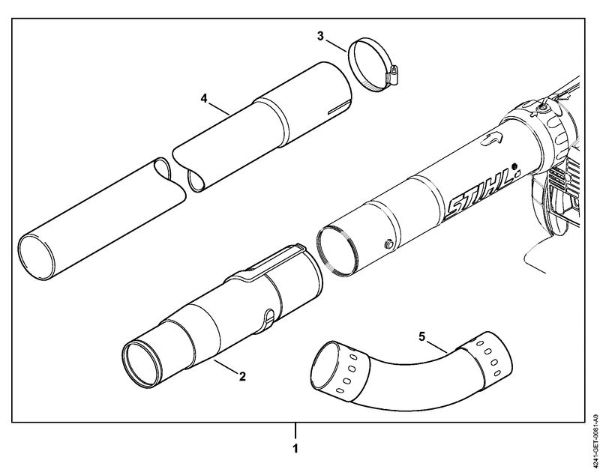 Sopladores (BG, BR) BG 86 C-E D Limpiador de canalones de la marca Stihl