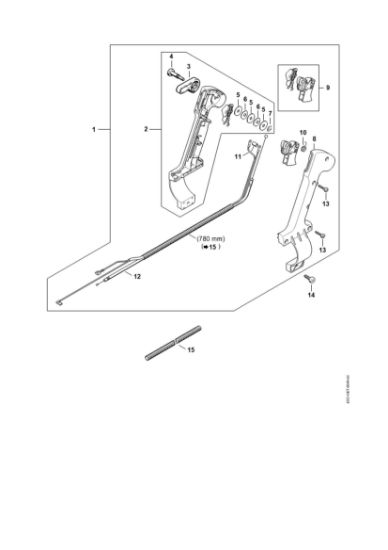 Imagen de Empuáadura de mando ° 67 mm BR 380