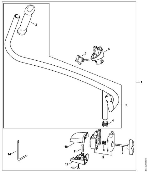 Sopladores (BG, BR) BR 450 C-EF Empuóadura doble de la marca Stihl