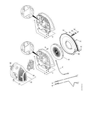 Imagen de Carcasa del ventilador, Cubierta BR 550