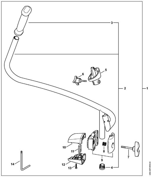 Sopladores (BG, BR) BR 600 Empuóadura doble de la marca Stihl
