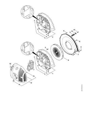 Imagen de Carcasa del ventilador, Cubierta BR 700