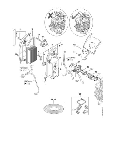 Imagen de Filtro de aire, codo BR 700