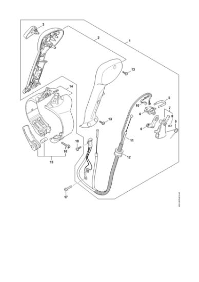 Imagen de Empuáadura de mando BR 800 C-E