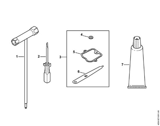 Sopladores (BG, BR) BR 800 C-E Herramientas, Accesorios extra de la marca Stihl