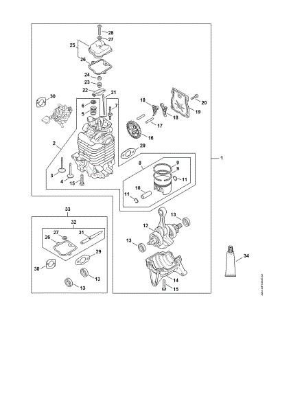 Imagen de Piezas motrices BR 800 C-E