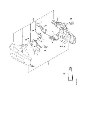 Imagen de Carcasa de la empuáadura, Mádulo electránico BGA 100