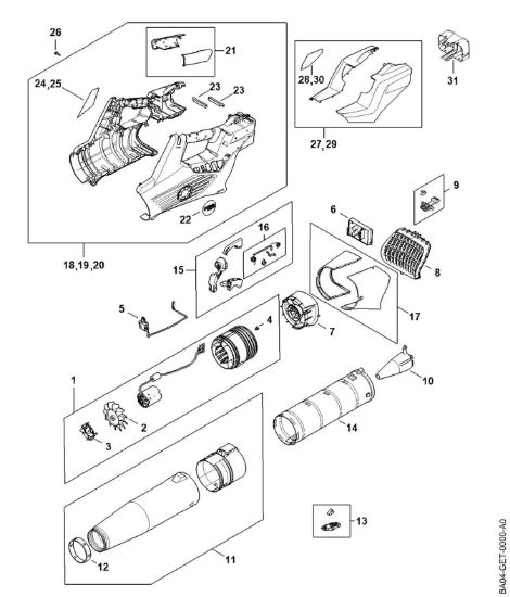 Imagen de Piezas de recambio BGA 60