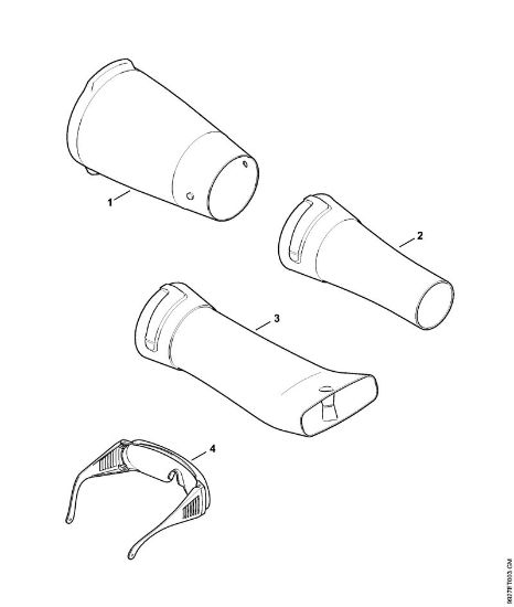 Sopladores de baterí­a (BGA) BGA 85 Tobera, accesorios de la marca Stihl