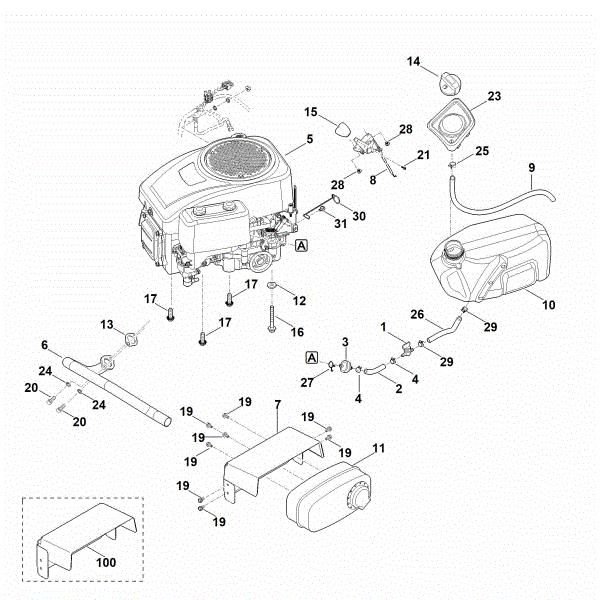 Imagen de G - Motor, depásito RT 4082.0