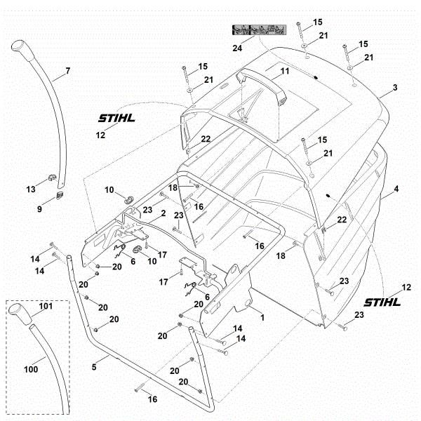 Imagen de M - Saco recogedor de hierba RT 4082.0