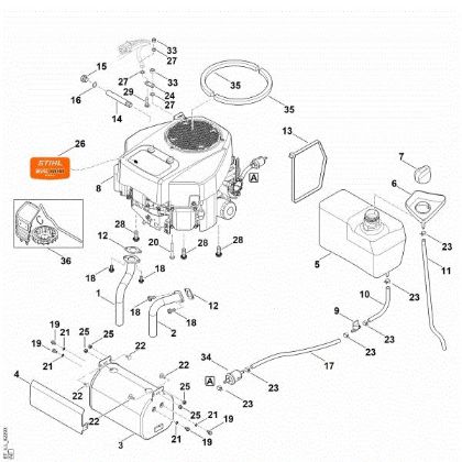 Imagen de G - Motor, depásito RT 4112.1 SZ