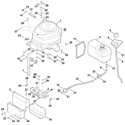 Imagen de H - Motor, depásito RT 5097.0 C