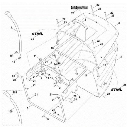 Imagen de N - Saco recogedor de hierba RT 5097.0 C