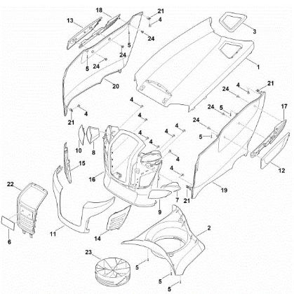 Imagen de D - Capá del motor RT 5097.1