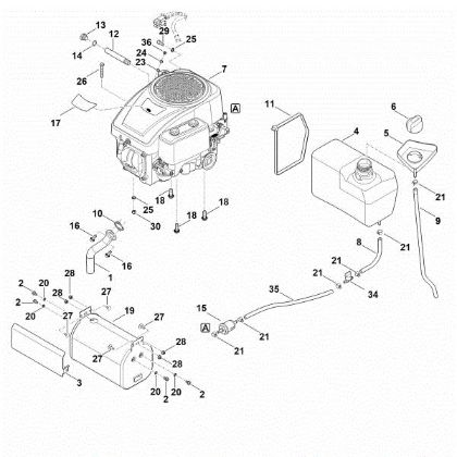 Imagen de H - Motor, depásito RT 5097.1