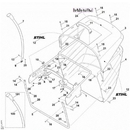 Imagen de N - Saco recogedor de hierba RT 5097.1